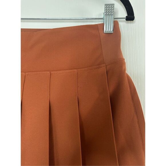 Athleta Endless Pleated Skort In Rust Orange Size 6 - Picture 2 of 6